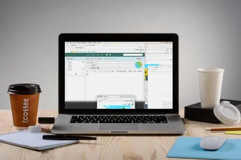Chatting in the Internet Stock Photos
