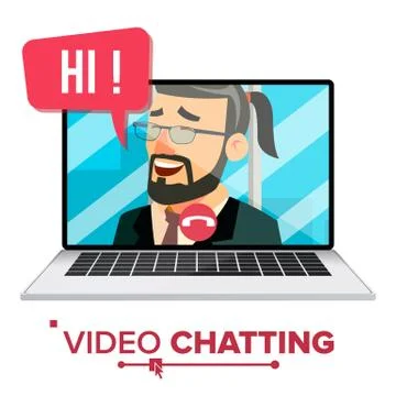 Chatting Vector. Chat Message. Technology Communicate. Bubble Speeches Messages Stock Illustration