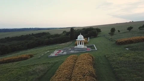 Chattri Monument Brighton Stock Footage 113956993