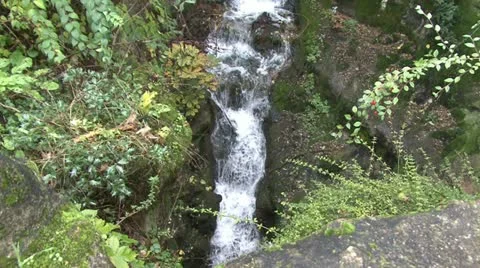 Chaumont Paris Waterfall 스톡 동영상 17524221