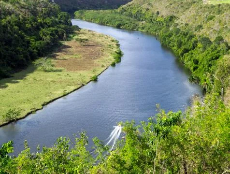 Chavon river Stock Photos