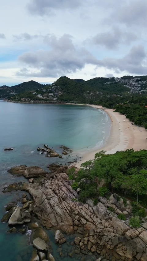 Chaweng Beach in Koh Samui island Thailand Southeast Asia exotic paradise Video stock 324933176
