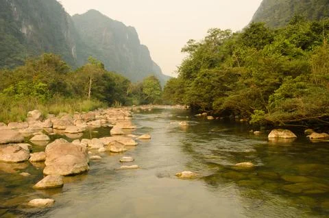 Chay River in Mooc Spring. Stock Photos