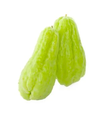 Chayote isolated on white background Foto stock