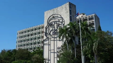Che Guevara Memorial at Revolution Square in Havana, Cuba Stock-Footage 122300847