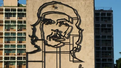 Che Guevara Memorial at Revolution Square in Havana, Cuba Stock Footage 139485148