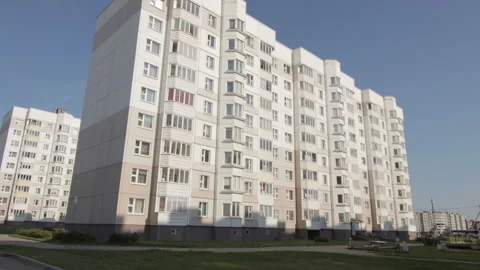Cheap accommodation near new microdistrict New Borovaya Video stock 95530539