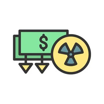 Cheap Energy icon vector image. Stock Illustration
