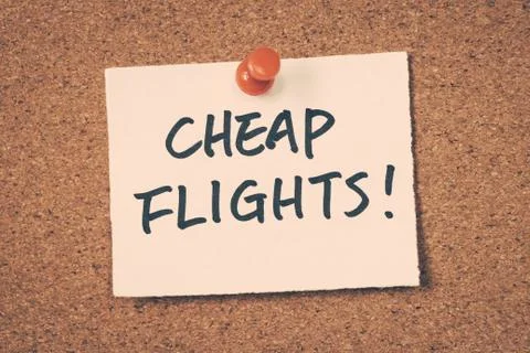 Cheap flights Foto stock