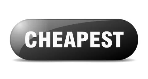 Cheapest button. cheapest sign. key. push button. Stock Illustration