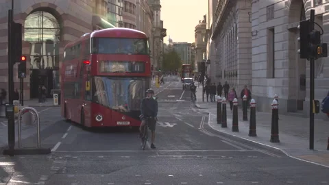 Cheapside, City of London, Time Lapse Stock Footage