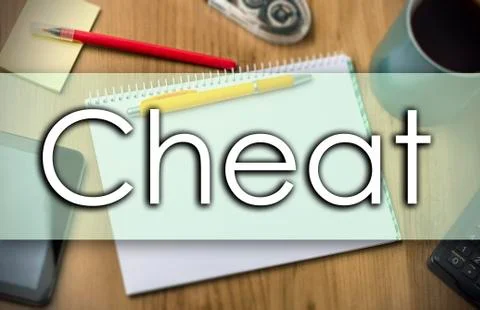 Cheat -  business concept with text Images gratuites