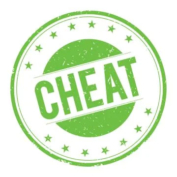 CHEAT stamp sign Stock Illustration