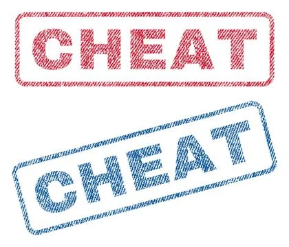 Cheat Text Textile Seal Stamp Watermarks イラスト素材
