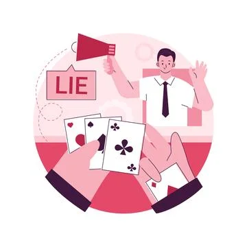 Cheating abstract concept vector illustration. Stock Illustration