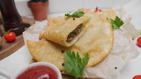 Chebureks Video stock 268576233