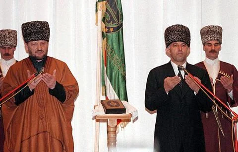 Chechnya-inauguration/2 스톡 사진