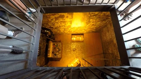 Checiny castle vault, Poland Stock Footage 50964123