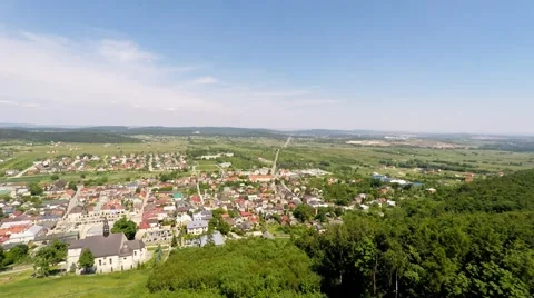 Checiny town, Poland Stock Footage 50963407
