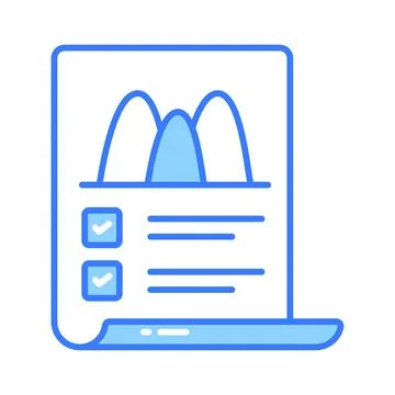 Check this amazing icon of data analytics in trendy style, premium vector of Stock Illustration