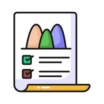 Check this amazing icon of data analytics in trendy style, premium vector of Stock Illustration