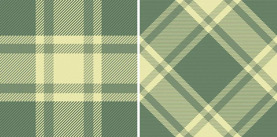 Check background fabric of plaid pattern texture with a vector textile tart.. Stock Illustration