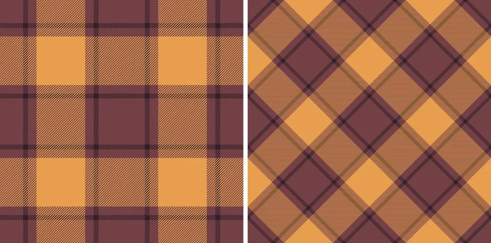 Check background fabric of tartan pattern texture with a plaid seamless tex.. 스톡 일러스트