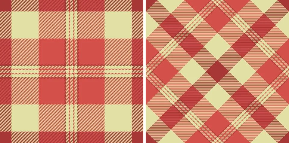 Check background texture of fabric seamless plaid with a pattern vector tar.. 스톡 일러스트