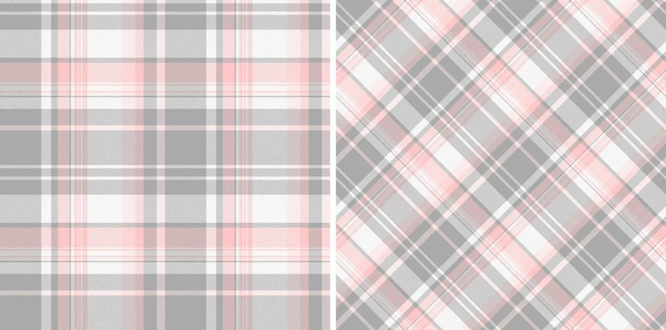 Check background texture of pattern tartan vector with a textile plaid seam.. Stock Illustration