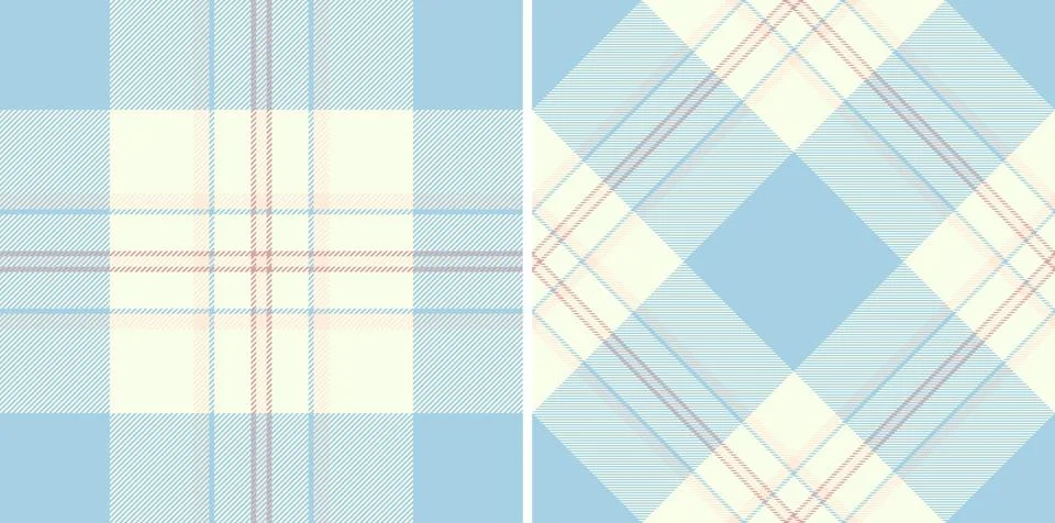 Check background texture of vector textile pattern with a seamless fabric t.. Stockillustratie
