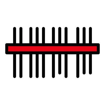 Check barcode icon vector flat イラスト素材