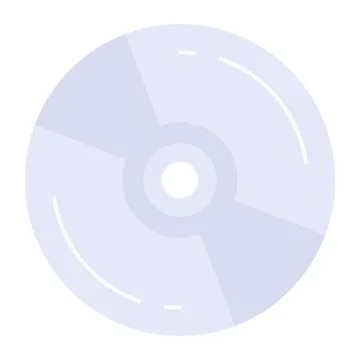 Check this beautiful icon of compact disc, editable vector Illustrazione stock