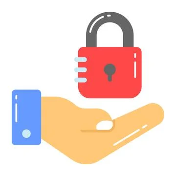 Check this beautiful vector of security service in trendy style, premium icon  스톡 일러스트