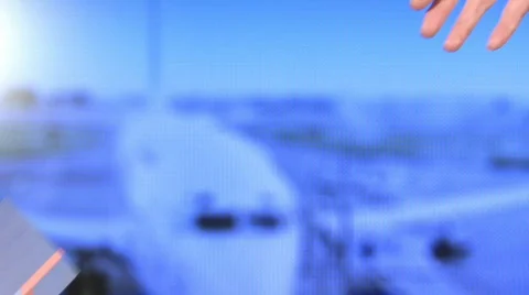 Check-in boarding pass Stock Footage 544717