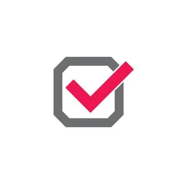 Check box icon on background for graphic and web design. Creative illustration Stock-Illustration