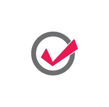 Check box icon on background for graphic and web design. Creative illustration Stock Illustration