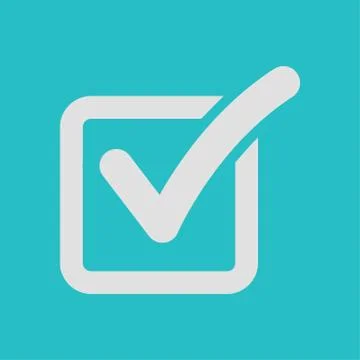 Check box icon. Stock Illustration