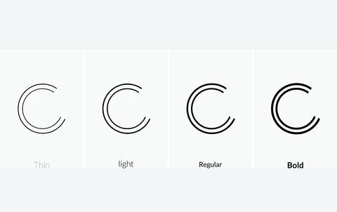 Check box icon .Thin, Light Regular And Bold style design isolated on white.. Stock Illustration