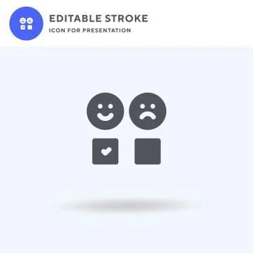 Check Box icon vector, filled flat sign, solid pictogram isolated on white, l Stock Illustration