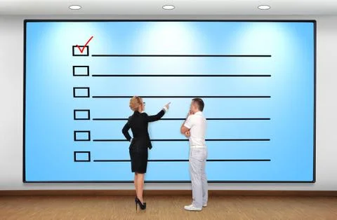 Check box Stock Illustration