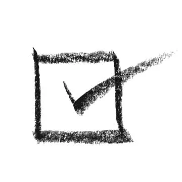 Check box sign Stock Illustration