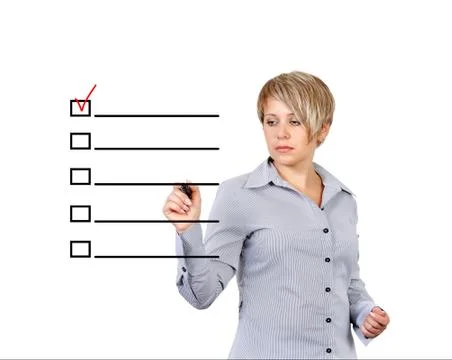 Check boxes Foto stock