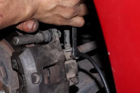 Check brake Stockfoto's