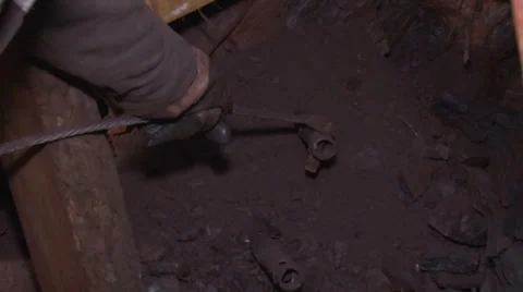 Check cable mounting Stock Footage 58031105