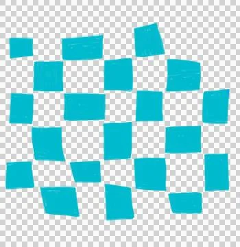 Check checker checkered pattern retro abstract background illustration hand.. Stock Illustration