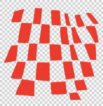 Check checker checkered pattern retro abstract background illustration hand.. Stock Illustration