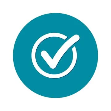 Check circle icon. Stock Illustration