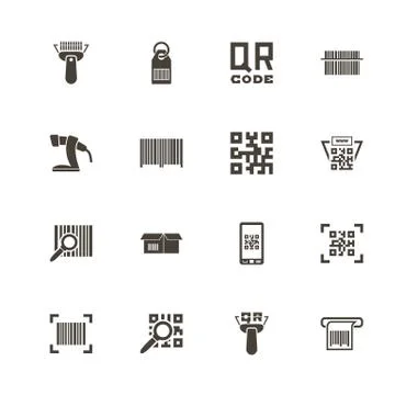 Check Code - Flat Vector Icons 스톡 일러스트