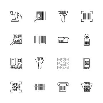 Check Code - Flat Vector Icons Stock Illustration