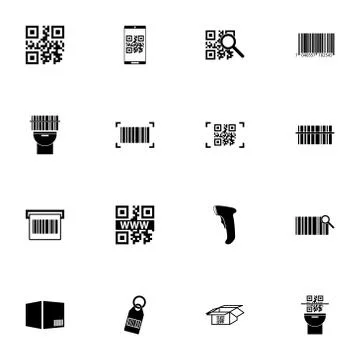 Check Code icon - Expand to any size - Change to any colour. Perfect Flat Vec Illustrazione stock